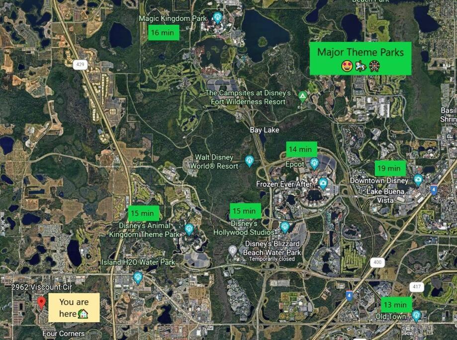 Vacation Home With Private Pool Near Disney World Kissimmee Exterior photo
